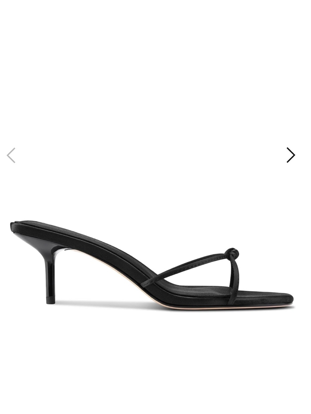 Femme LA Maeve Slipper - Satin Black